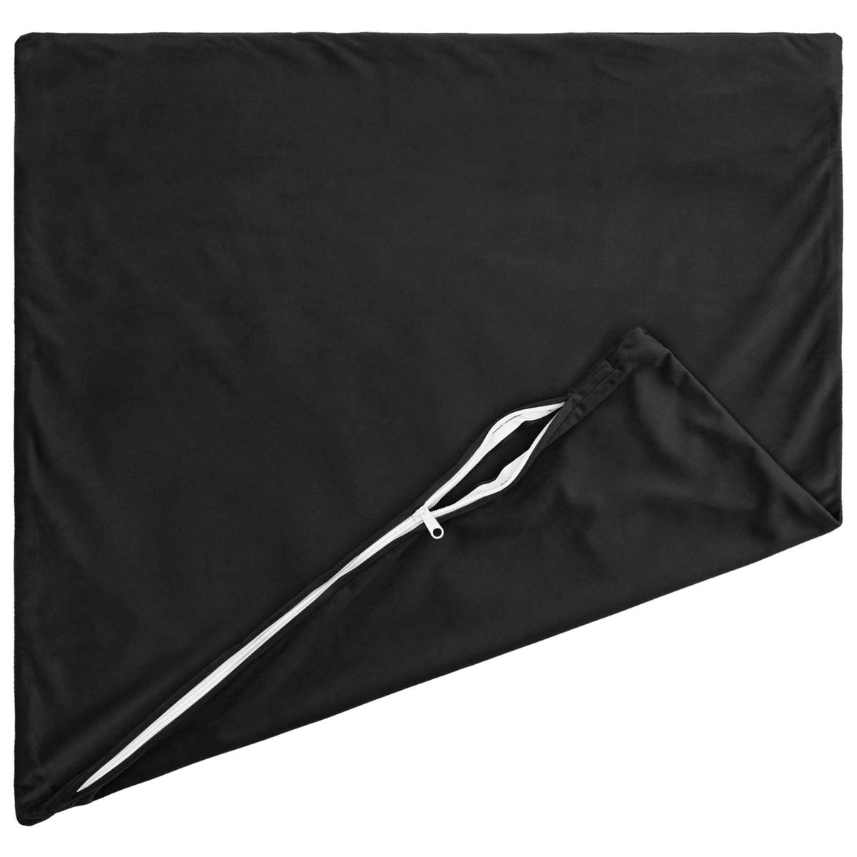 Cushion with Pillow HEERLEN 6 pcs Black Velvet