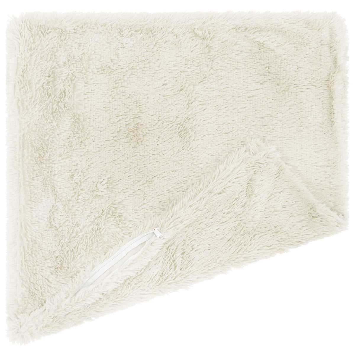 Cushion with Pillow HEERLEN 6 pcs White PV Fleece