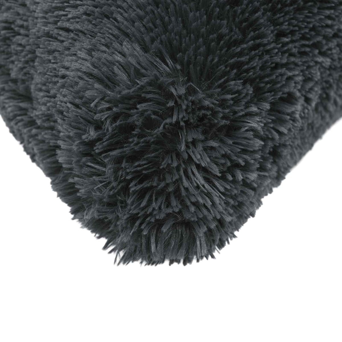 Cushion with Pillow HEERLEN 2 pcs Anthracite PV Fleece