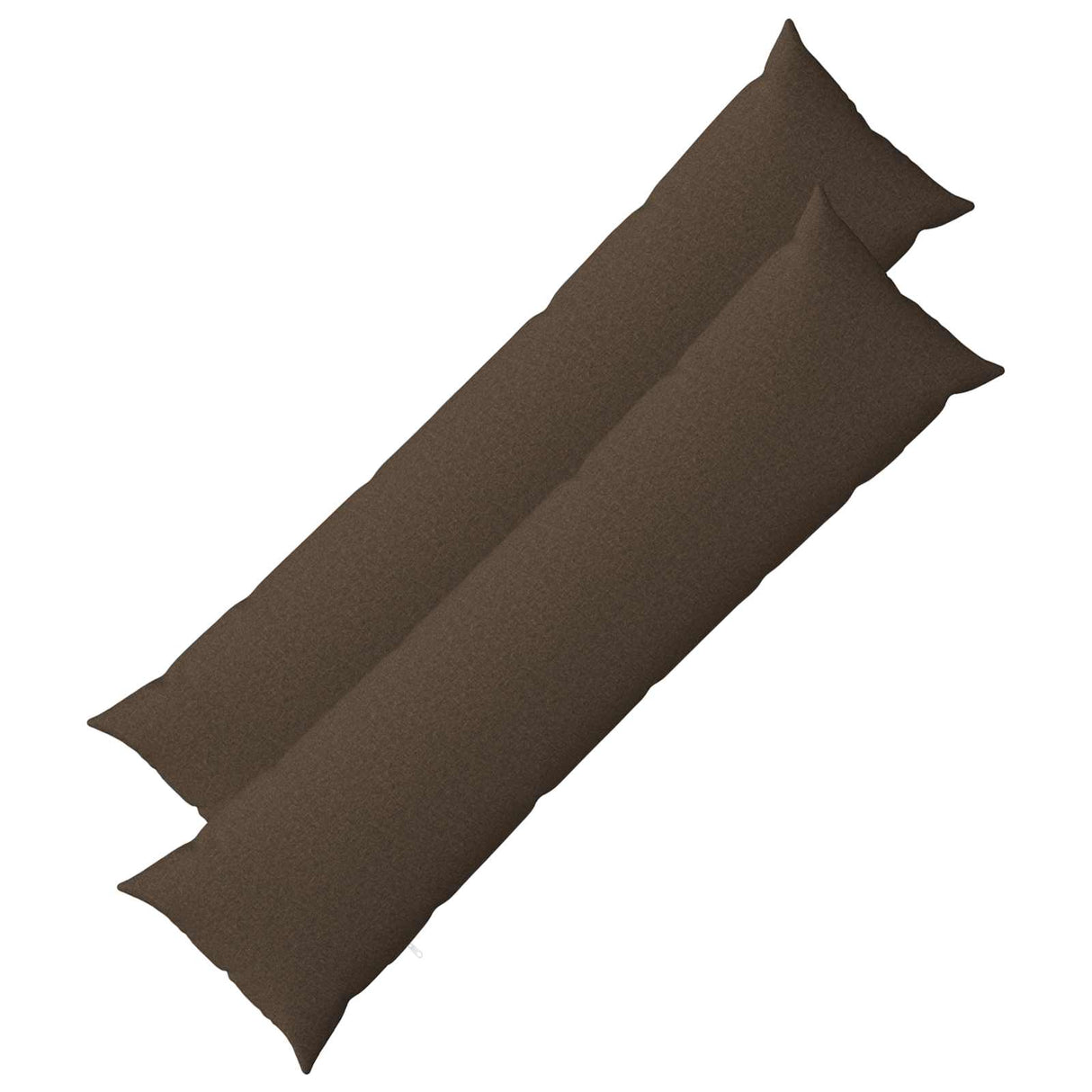 Cushion with Pillow HEERLEN 2 pcs Taupe Fabric
