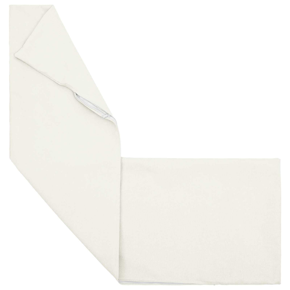 Cushion with Pillow HEERLEN 2 pcs White Fabric