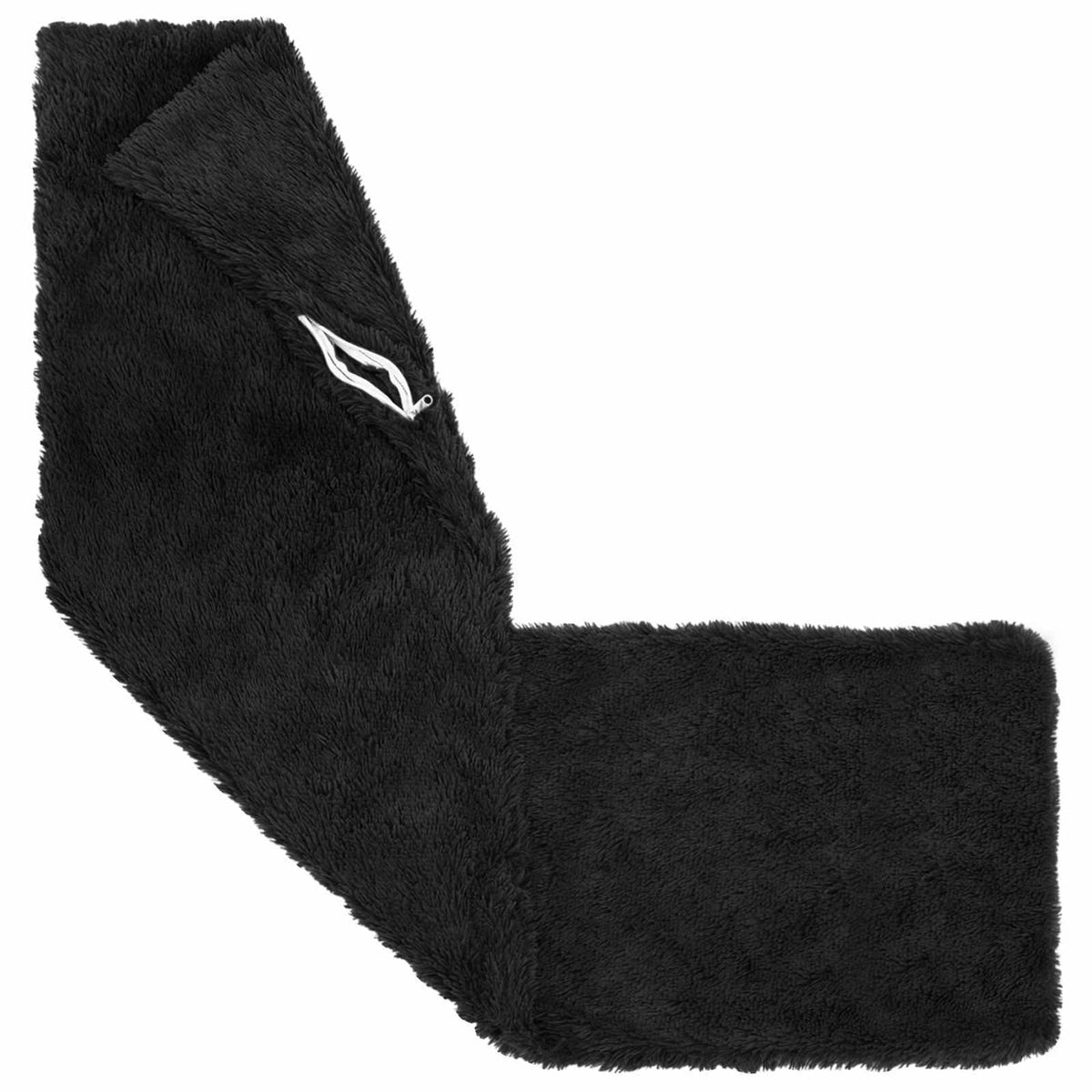 Cushion with Pillow HEERLEN 2 pcs Black PV Fleece