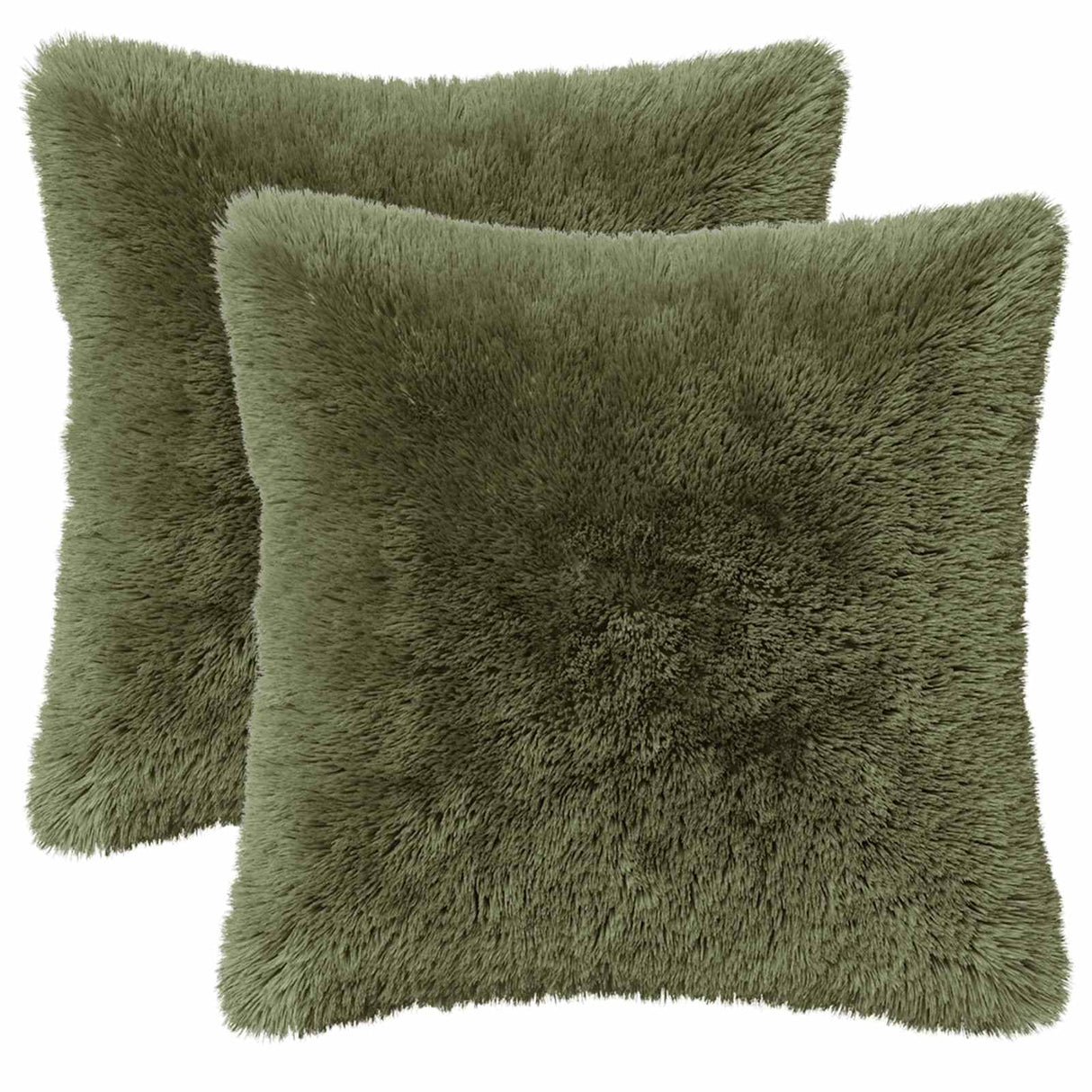 Cushion with Pillow HEERLEN 6 pcs Green PV Fleece