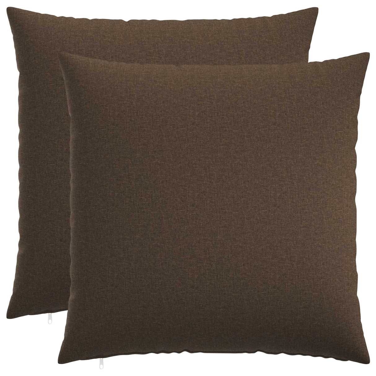 Cushion with Pillow HEERLEN 2 pcs Taupe Fabric