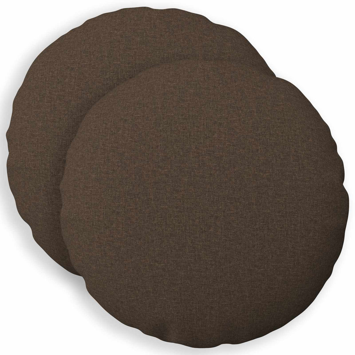 Cushion with Pillow HEERLEN 2 pcs Taupe Fabric