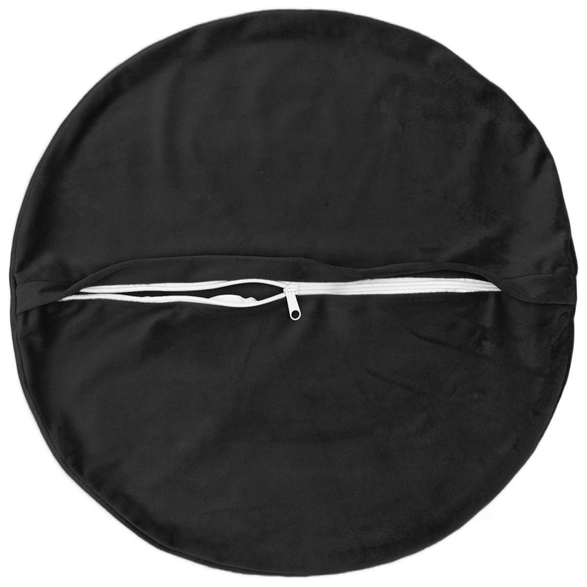Cushion with Pillow HEERLEN 6 pcs Black Velvet