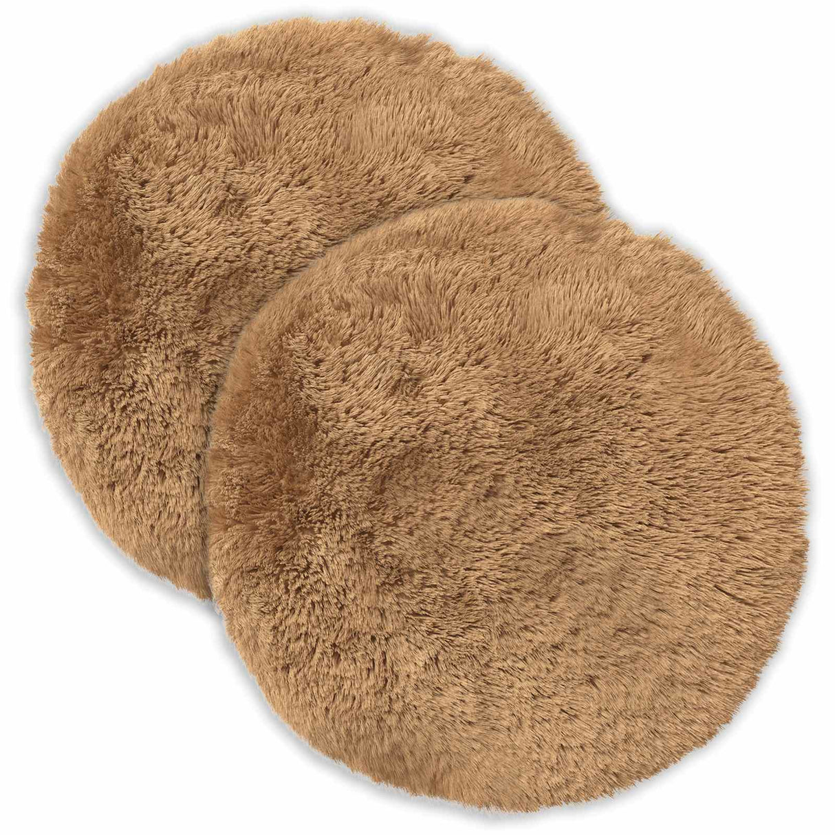 Cushion with Pillow HEERLEN 6 pcs Taupe PV Fleece