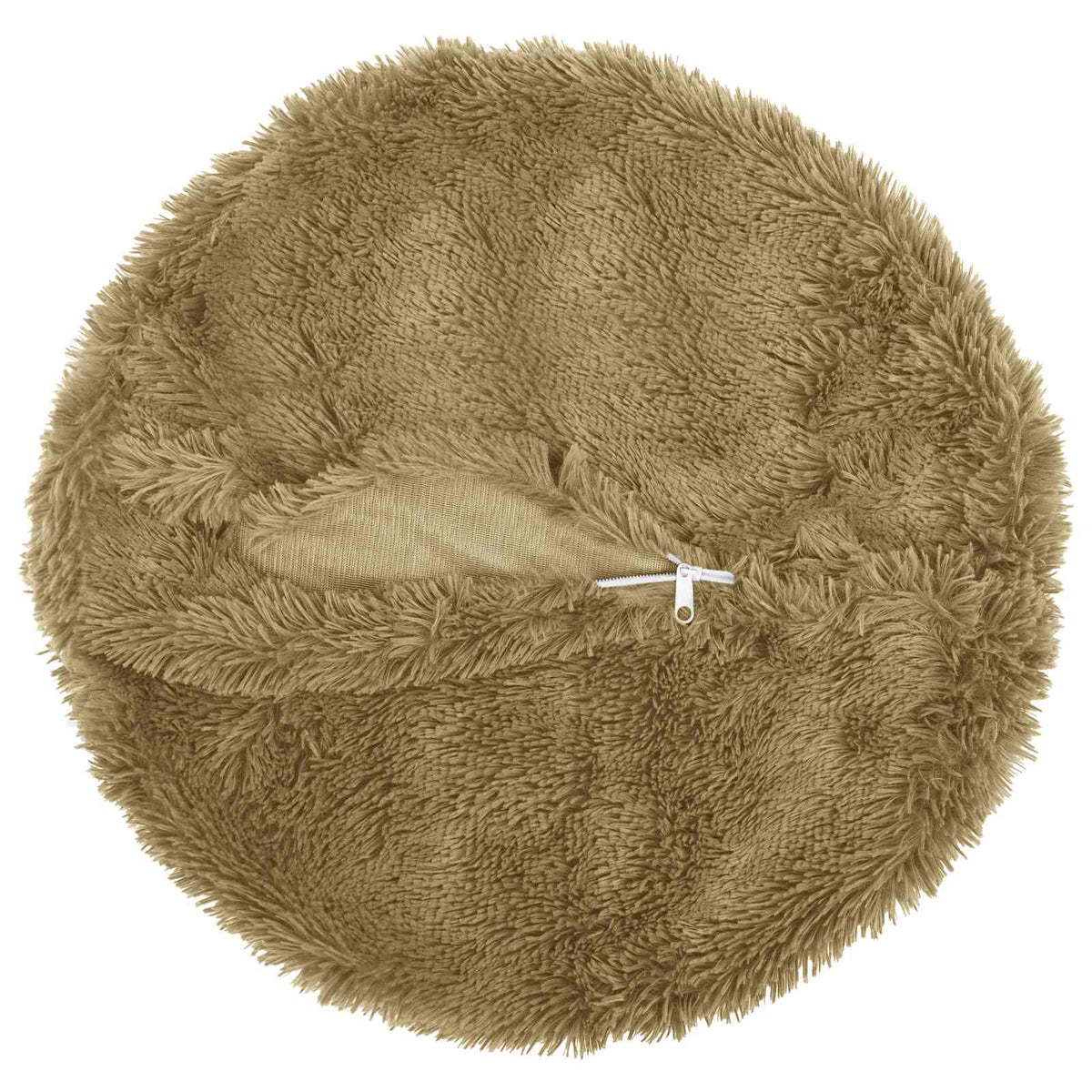 Cushion with Pillow HEERLEN 2 pcs Light Grey PV Fleece