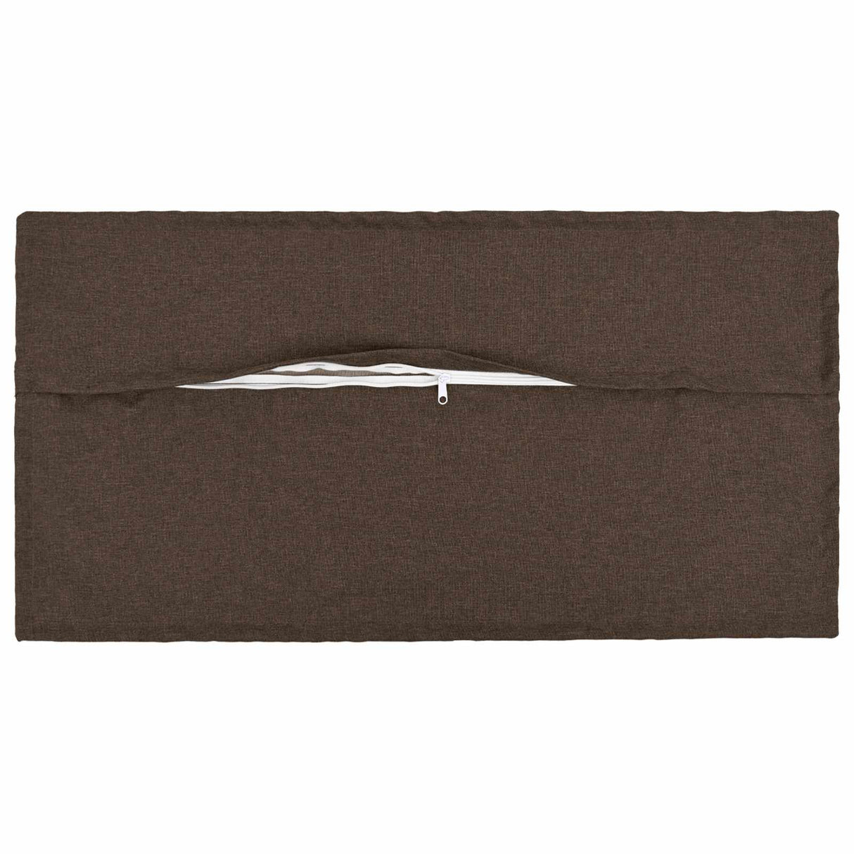 Cushion with Pillow HOUTEN 2 pcs Taupe Faux Linen