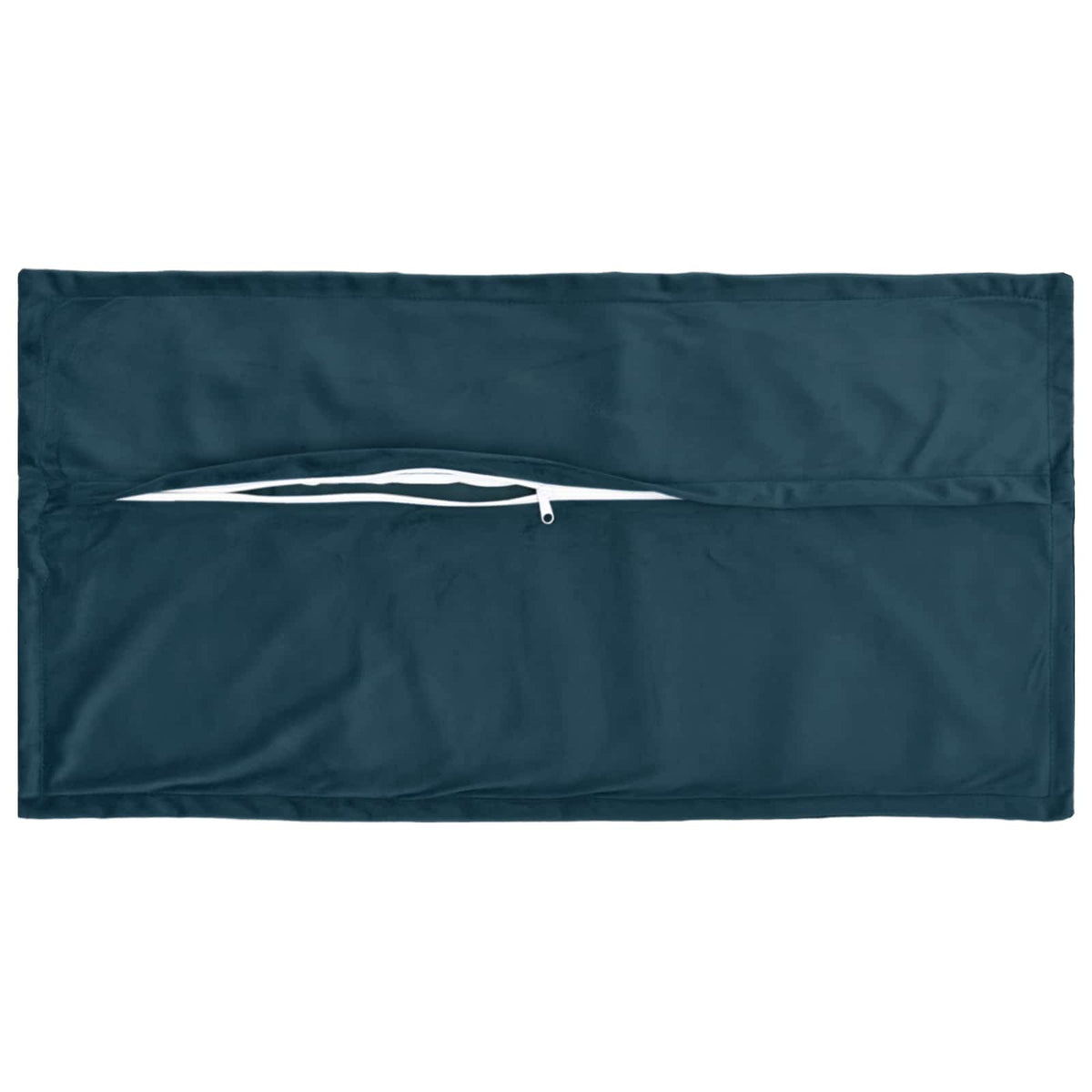Cushion with Pillow HOUTEN 2 pcs Blue Velvet