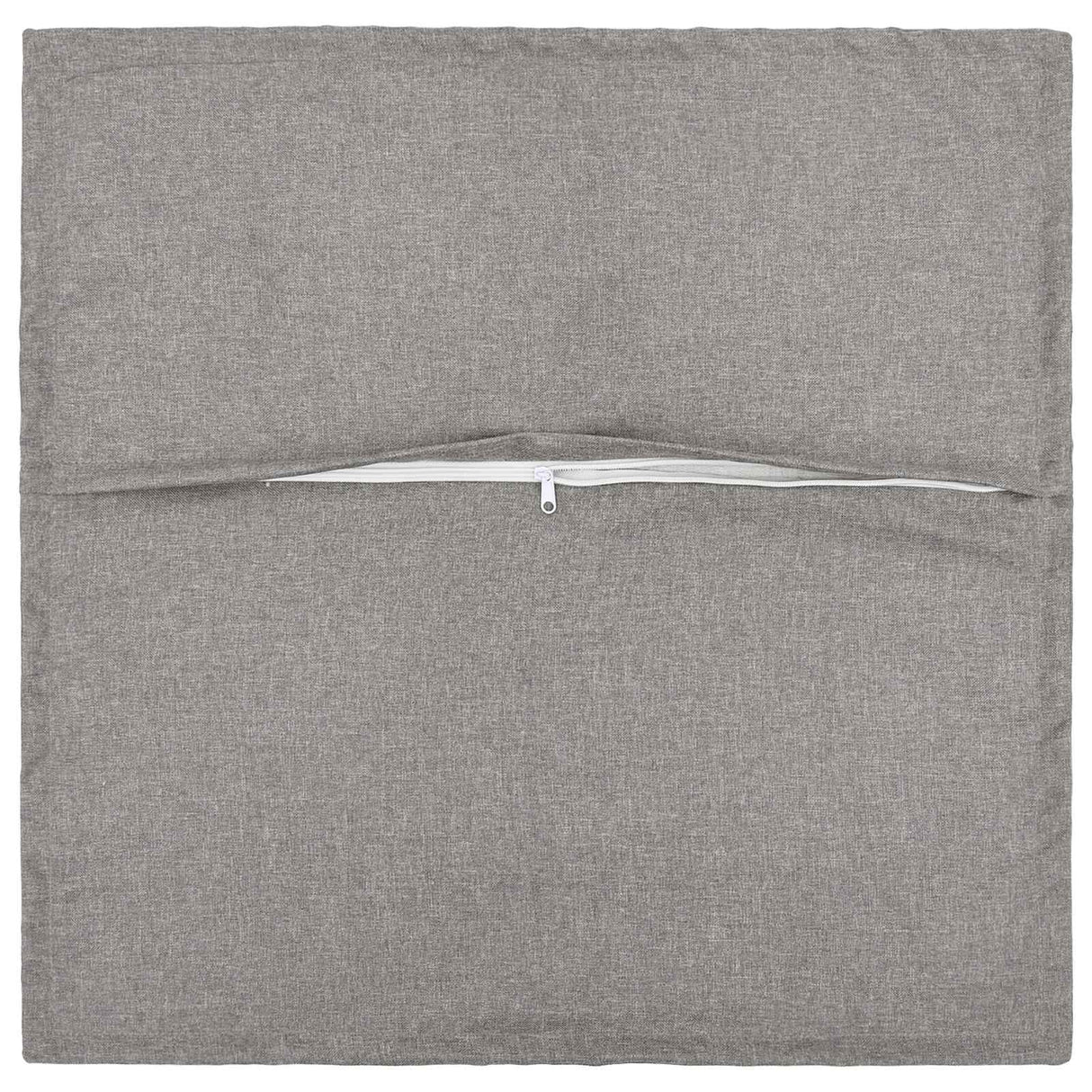 Cushion with Pillow HOUTEN 2 pcs Cloud Grey Faux Linen