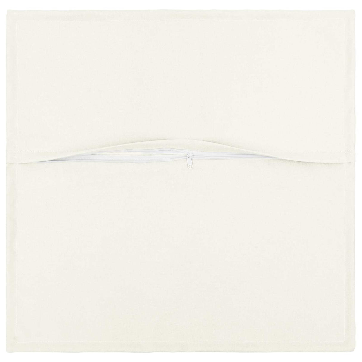 Cushion with Pillow HOUTEN 2 pcs White Faux Linen