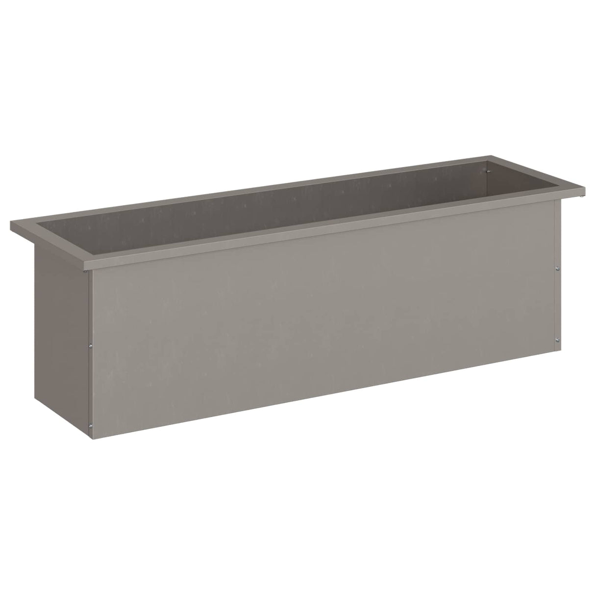 Garden Planter with LED Rusty 30 x 100 x 30 cm Weathering Steel