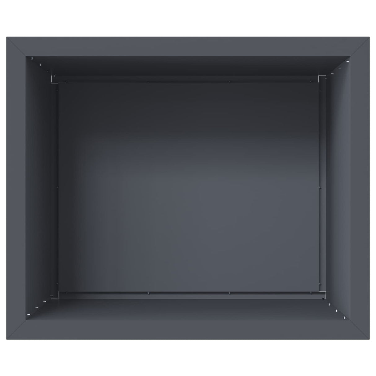 Garden Planter with LED 2 pcs Antracite 50 x 60 x 48 cm Steel