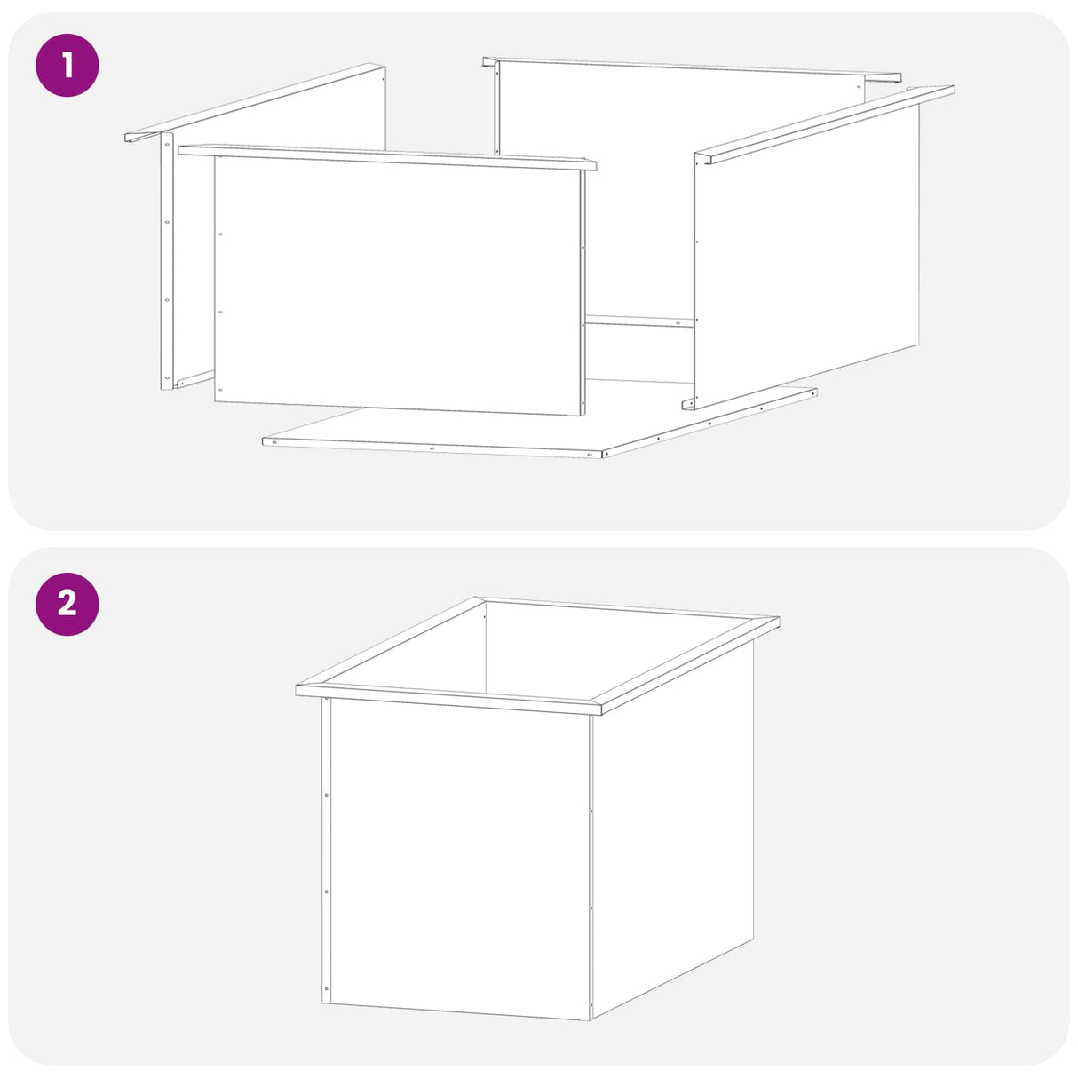 Garden Planter with LED 2 pcs Antracite 50 x 80 x 48 cm Steel