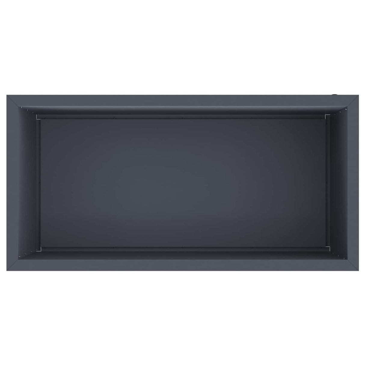 Garden Planter with LED Antracite 50 x 100 x 48 cm Steel