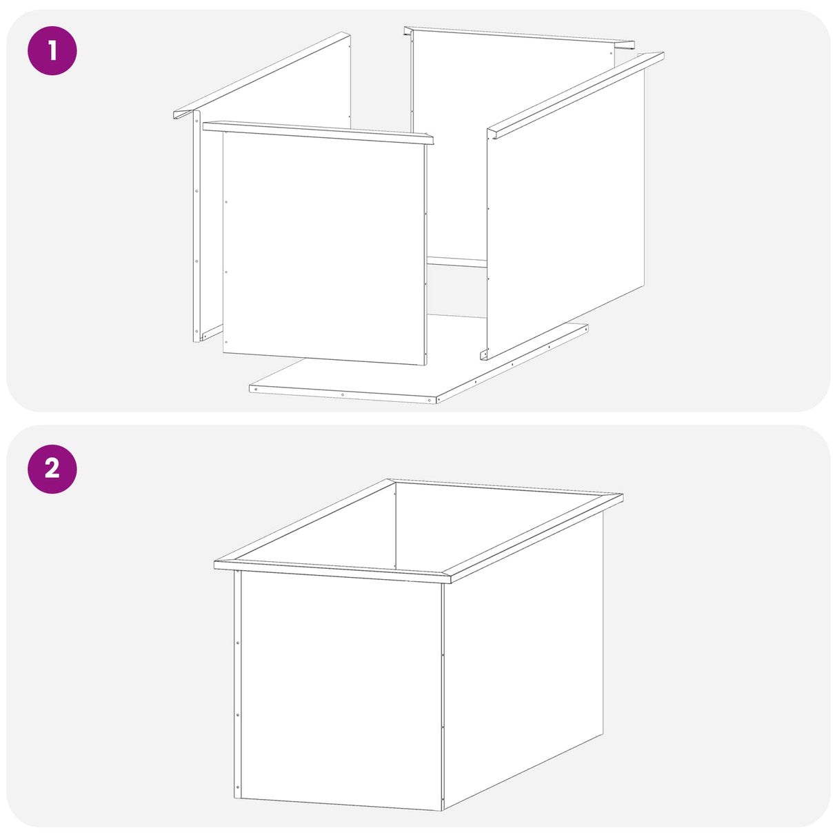 Garden Planter with LED 2 pcs Rusty 50 x 100 x 48 cm