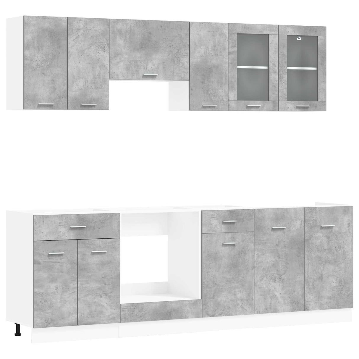 Kitchen Unit Lyon 8 pcs Engineered Wood