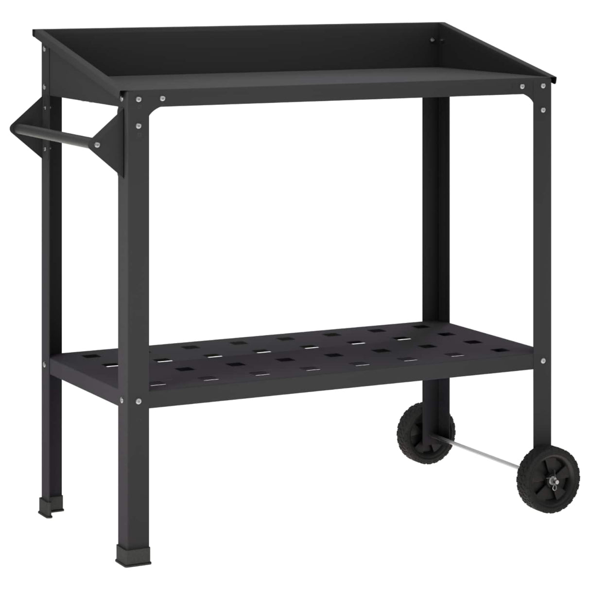 Potting Table with Wheels 96 x 50 x 89 cm Cold-rolled Steel
