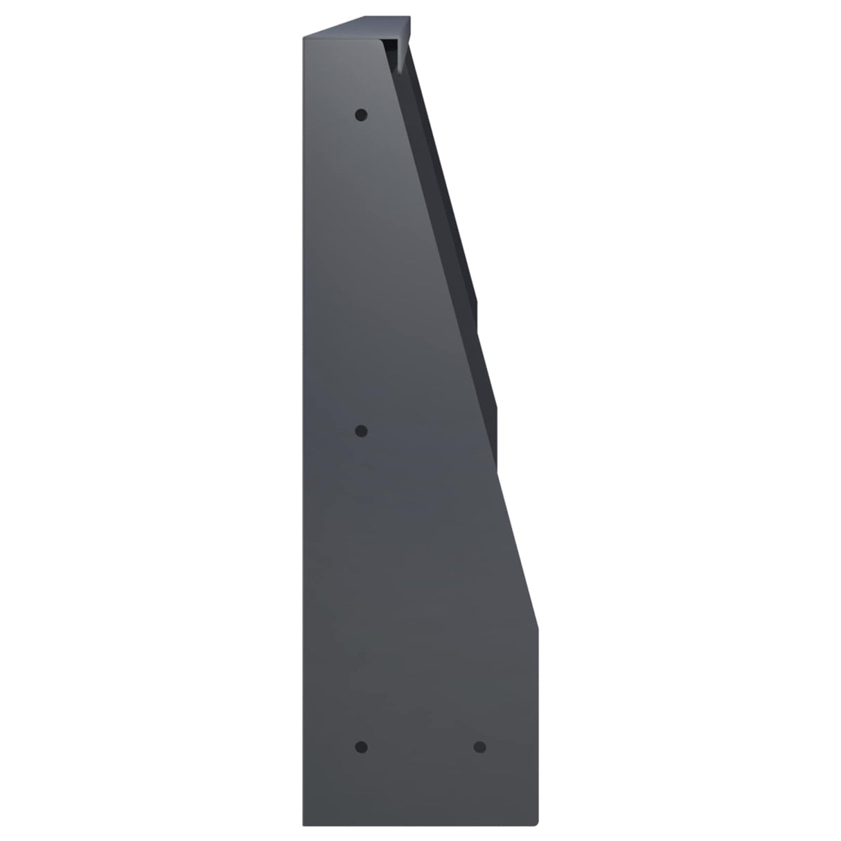 Retaining Wall 4 pcs 60 x 12 x 40 cm Steel Anthracite
