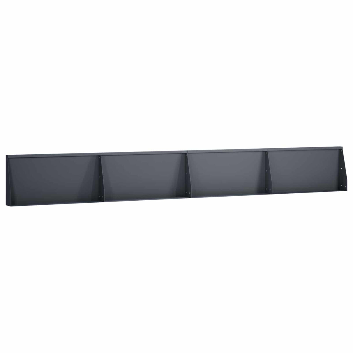 Retaining Wall 4 pcs 80 x 12 x 30 cm Steel Anthracite