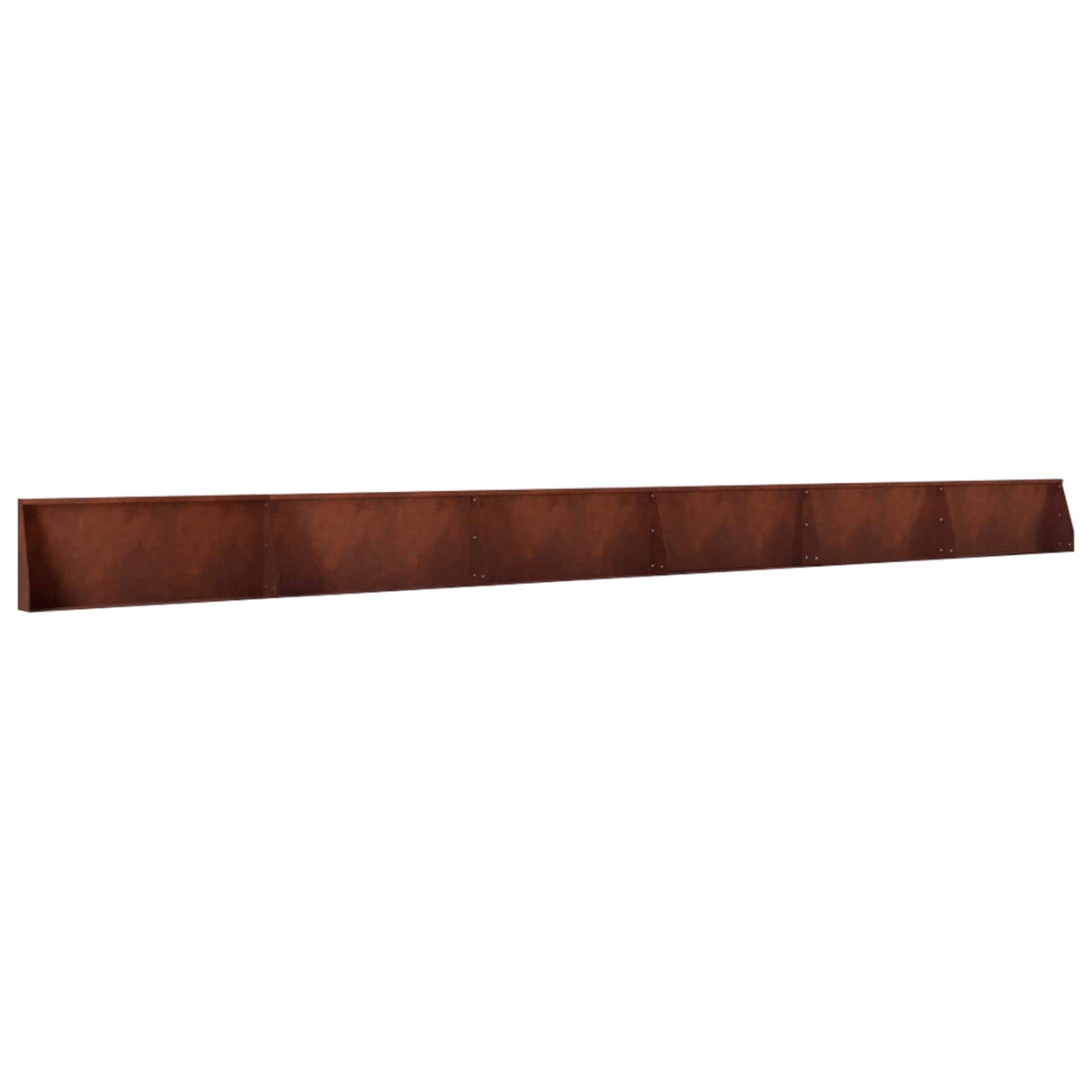 Retaining Wall 6 pcs 100 x 12 x 40 cm Weathering Steel Rusty