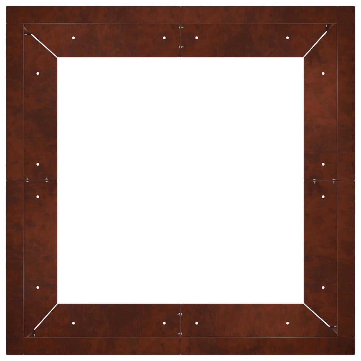 Retaining Wall 4 pcs 100 x 100 x 30 cm Weathering Steel Rusty
