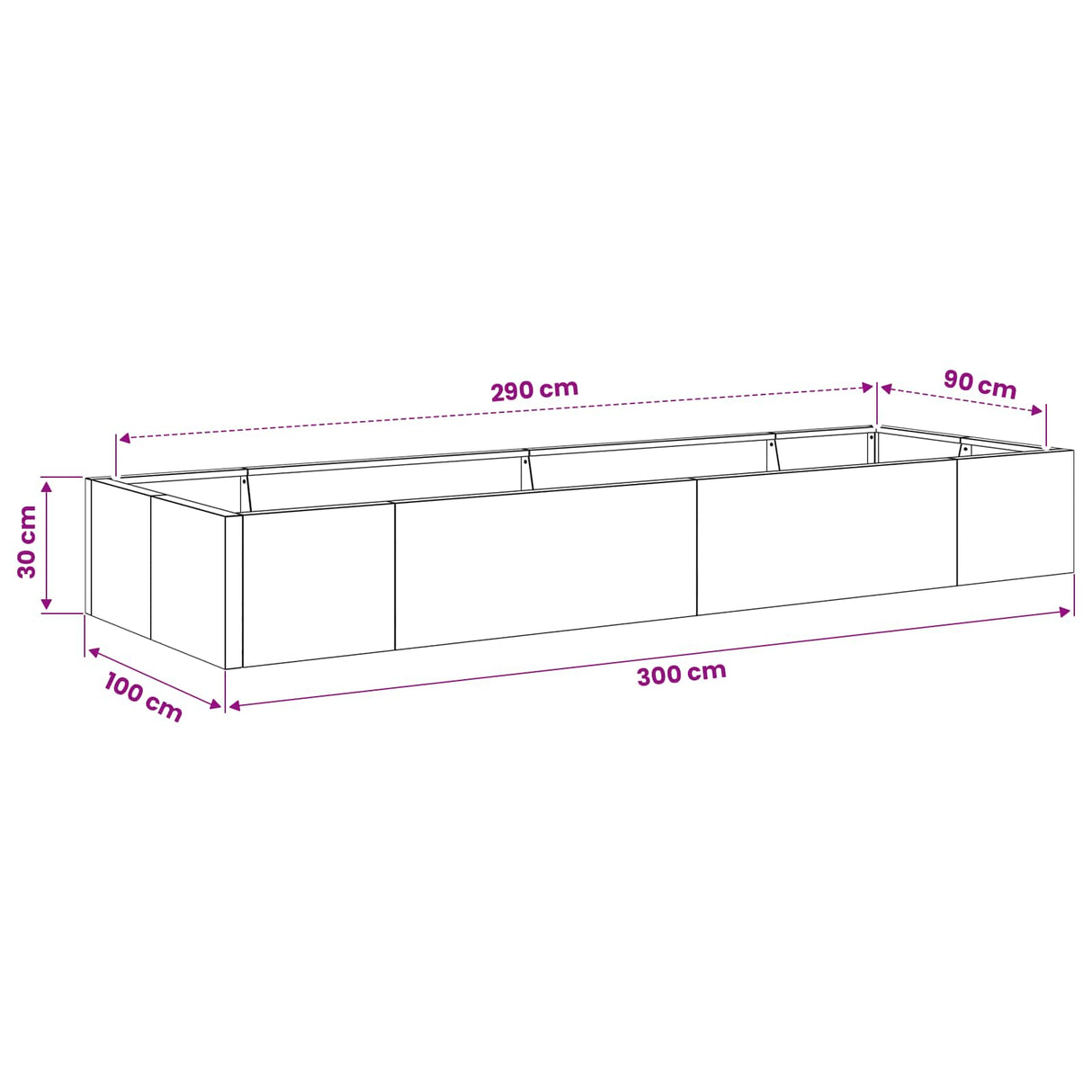 Retaining Wall 8 pcs 300 x 100 x 30 cm Steel Anthracite