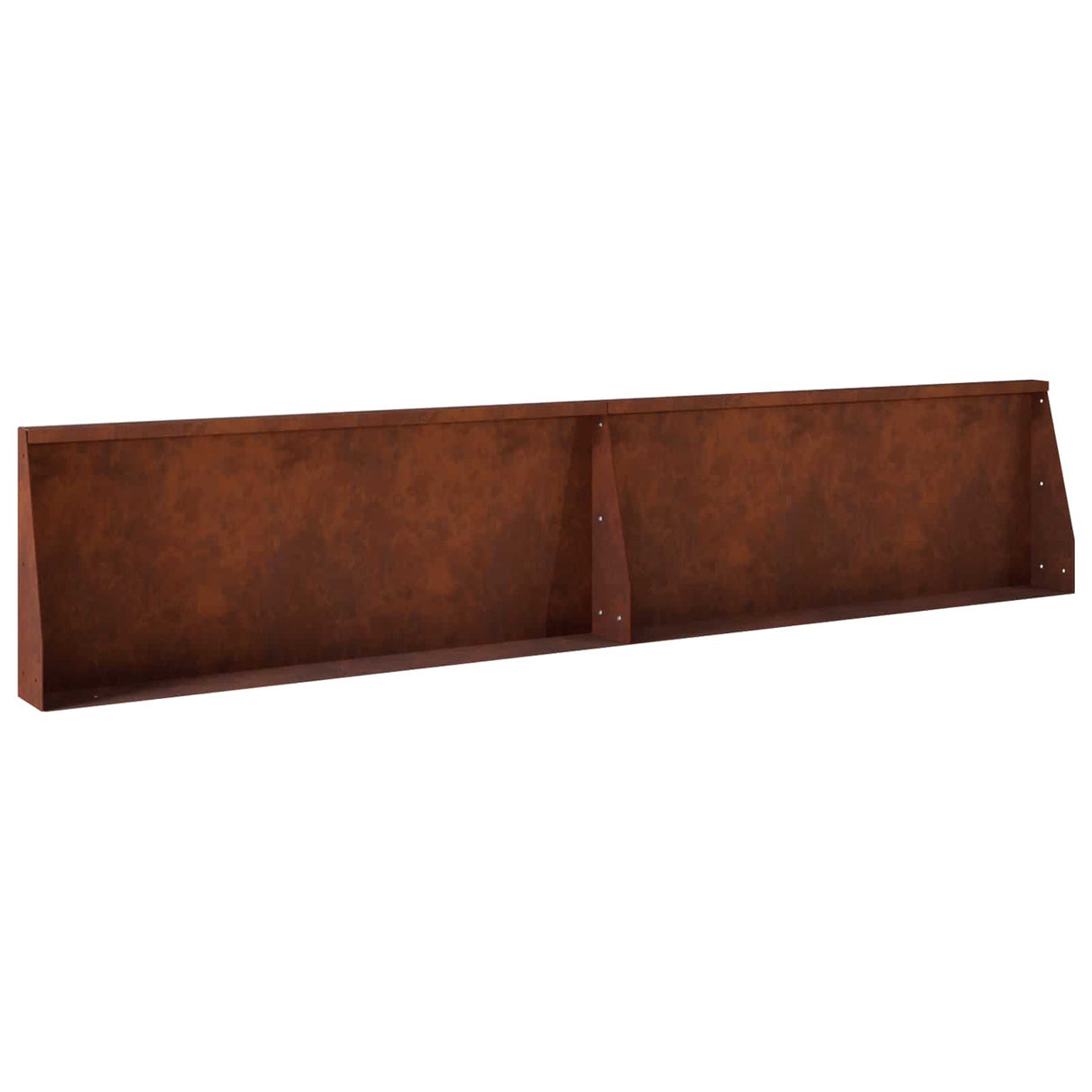 Retaining Wall 8 pcs 300 x 100 x 50 cm Weathering Steel Rusty