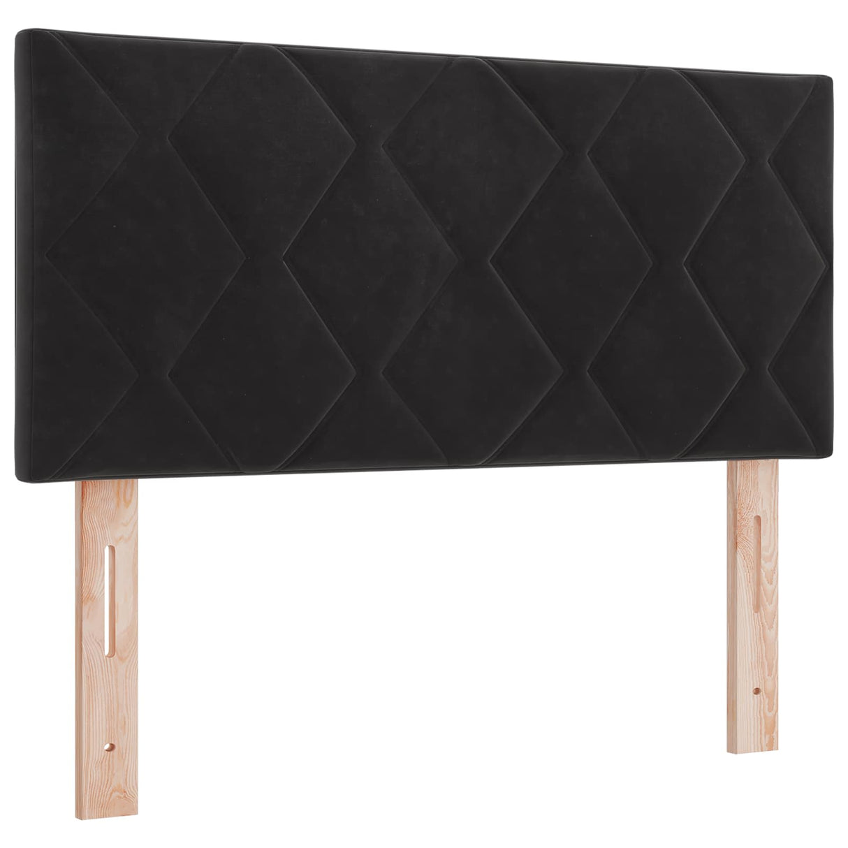 Box Spring Bed with Mattress and LED with Headboard Velvet