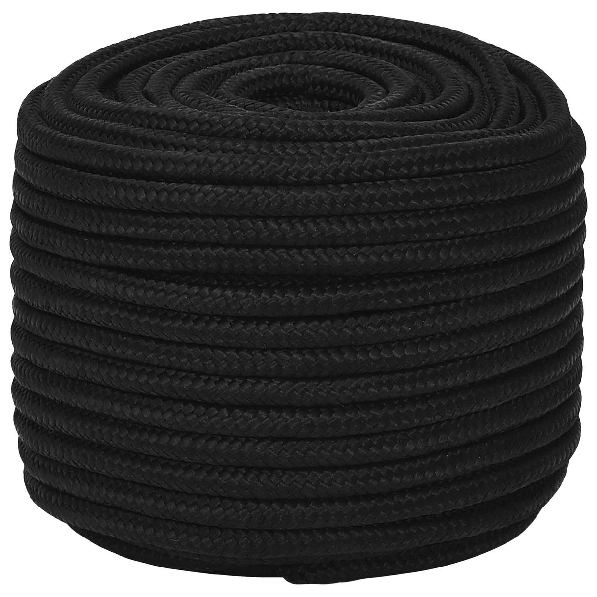 Multipurpose Utility Rope 12 mm 50 m Black Polyester