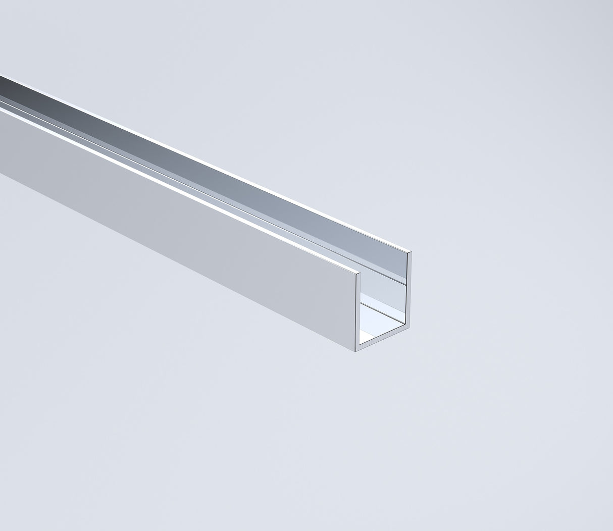 90x80cm Corner Frameless Shower Screen – Chrome Wall Channel and Floor Channel with Brass Hinges & Round Knob Handle