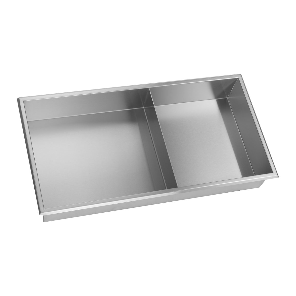 641 x 336 x 101mm Shower Niche Double Shelf Organizer No Tile Needed in Stainless Steel Finish