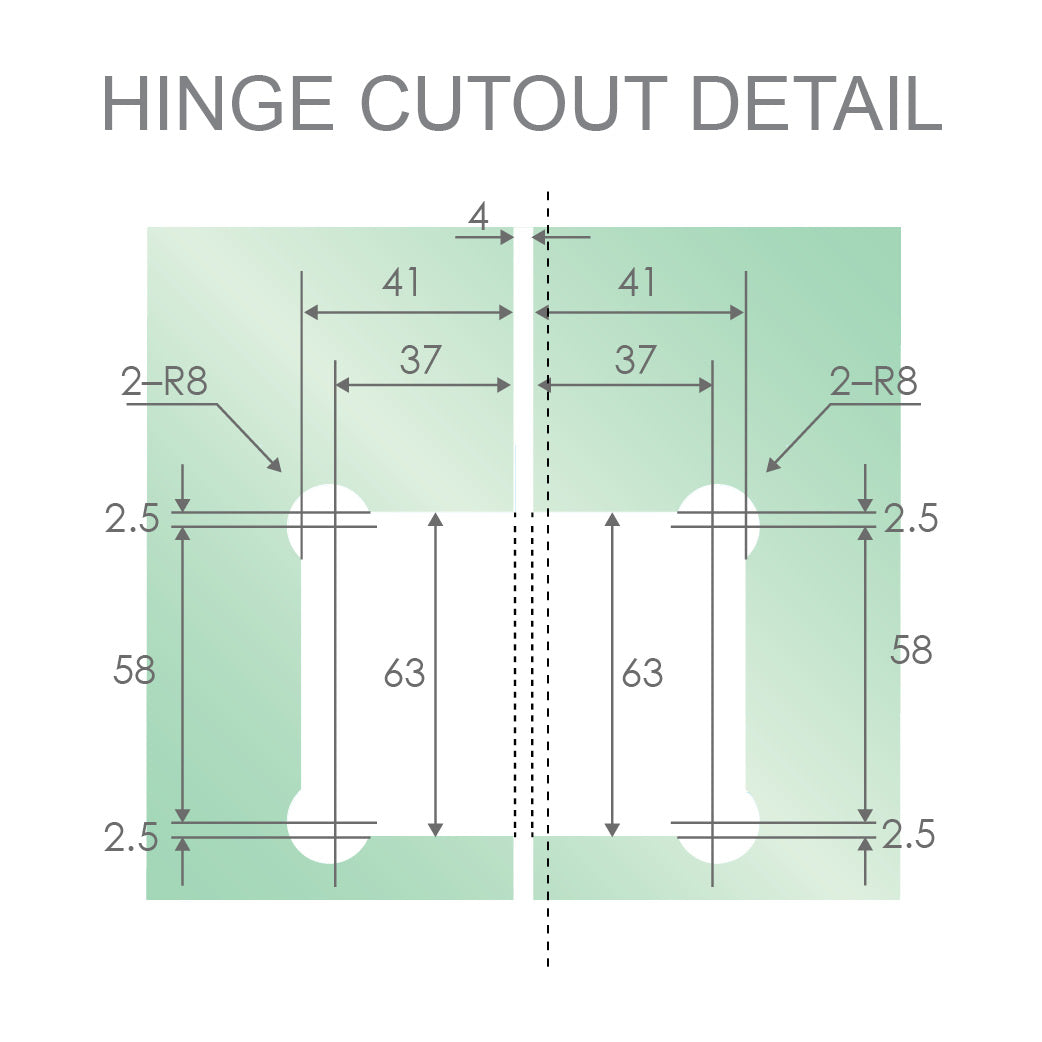 90cm Frameless Diamond Shower Screen – Black F-Brackets with SS Hinges & Round Knob Handle