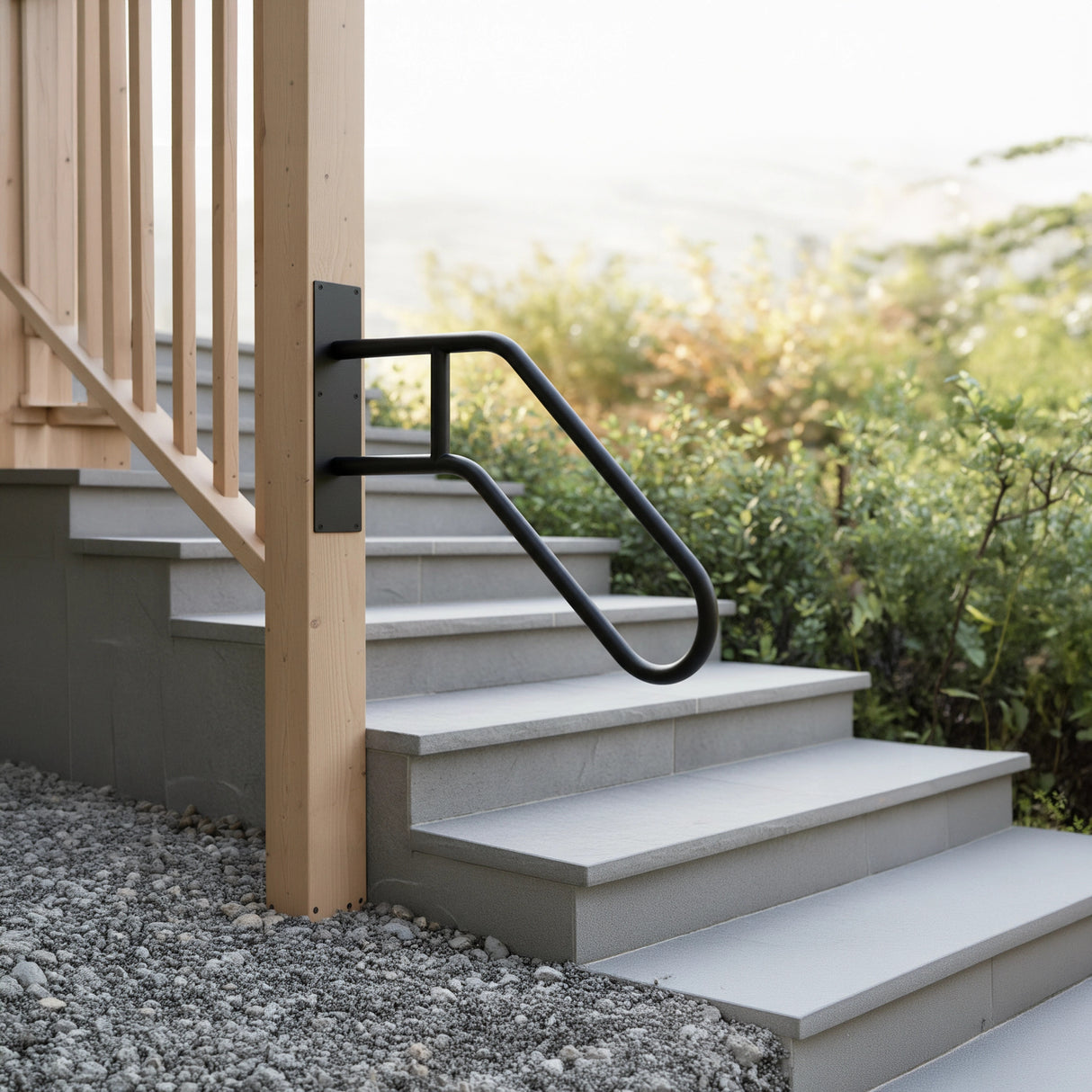 Handrail Steps Railing Outdoor Indoor Metal Rail