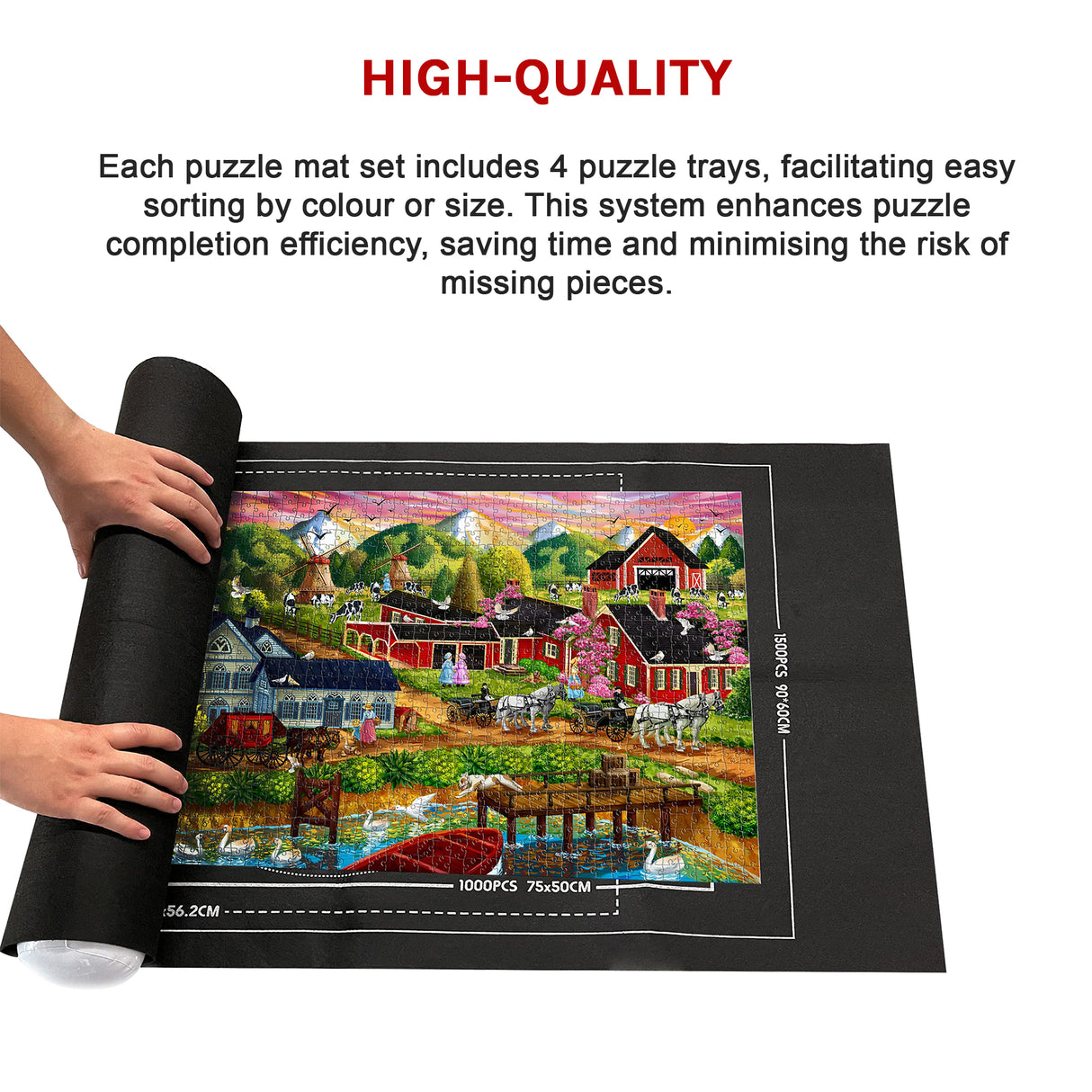 Jigsaw Puzzle Mats 1500pc Storage
