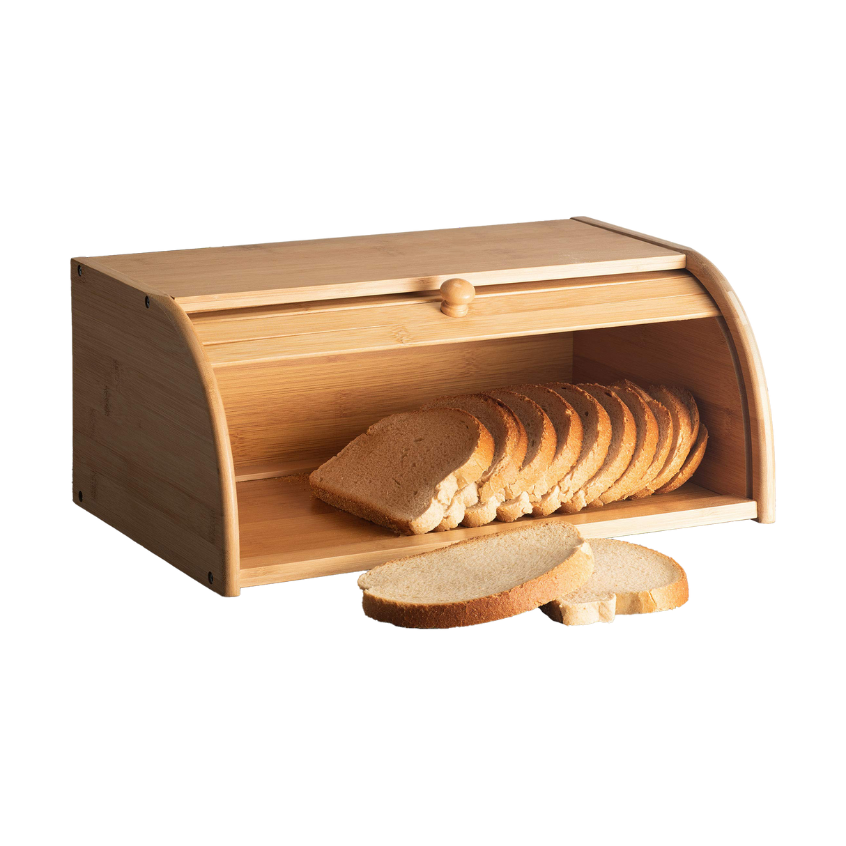 Bamboo Bread Box Kitchen Storage