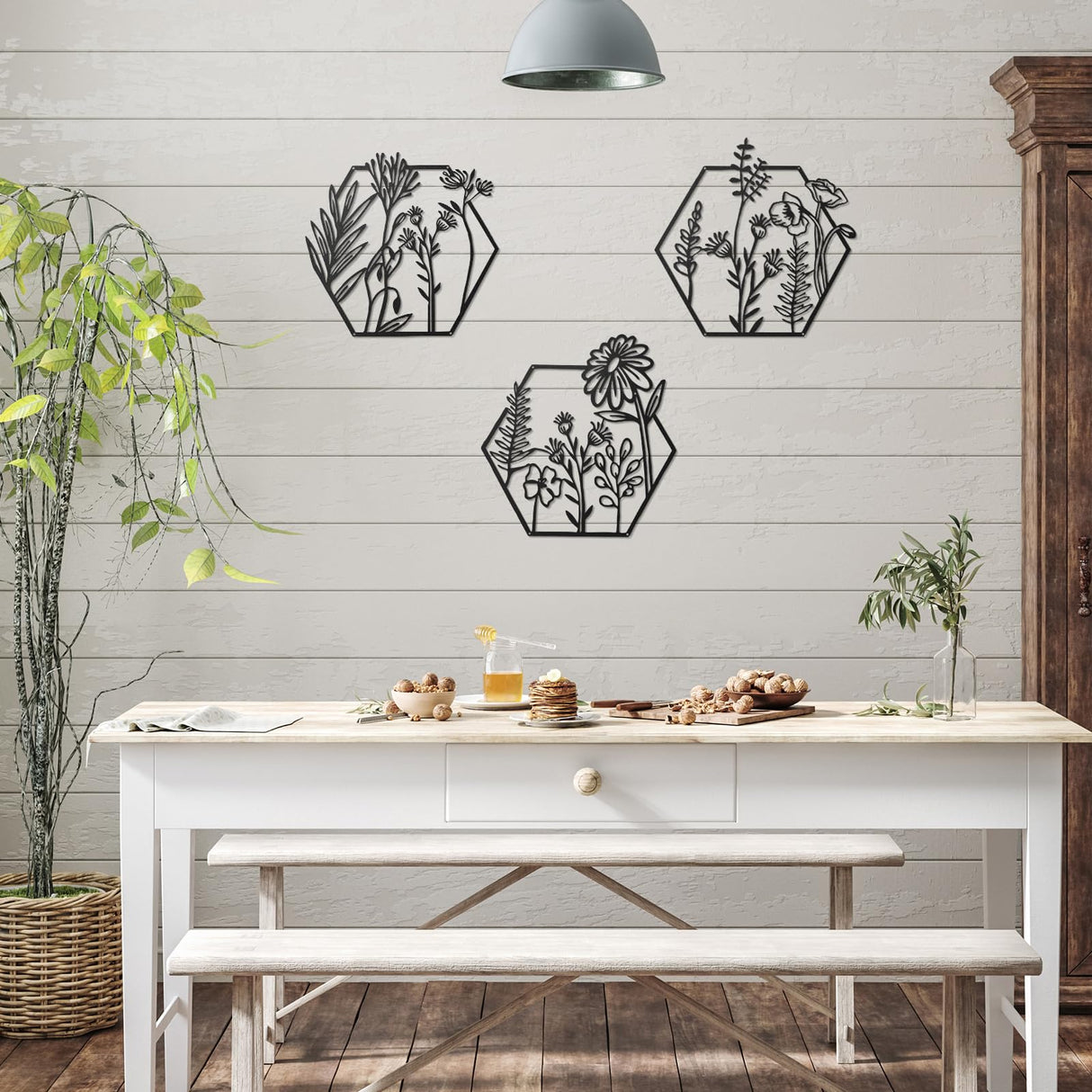 3pc Metal Art Wall Decor