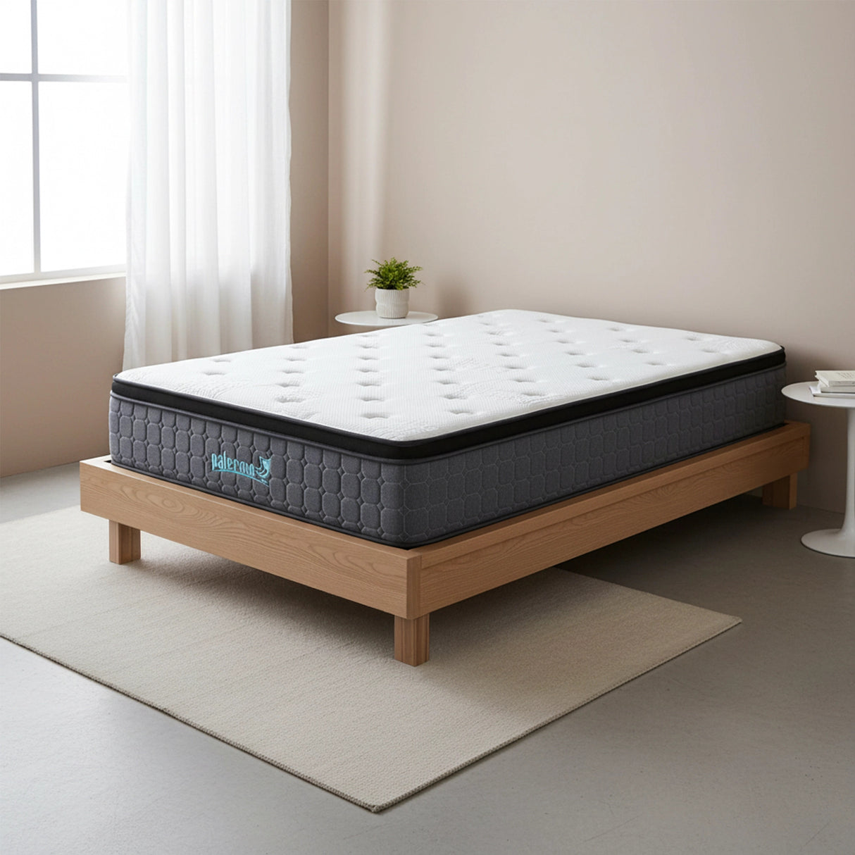 Single Euro Top Pocket Spring Mattress – Motion Isolation Comfort with CertiPUR-US® Certified Foam Layers