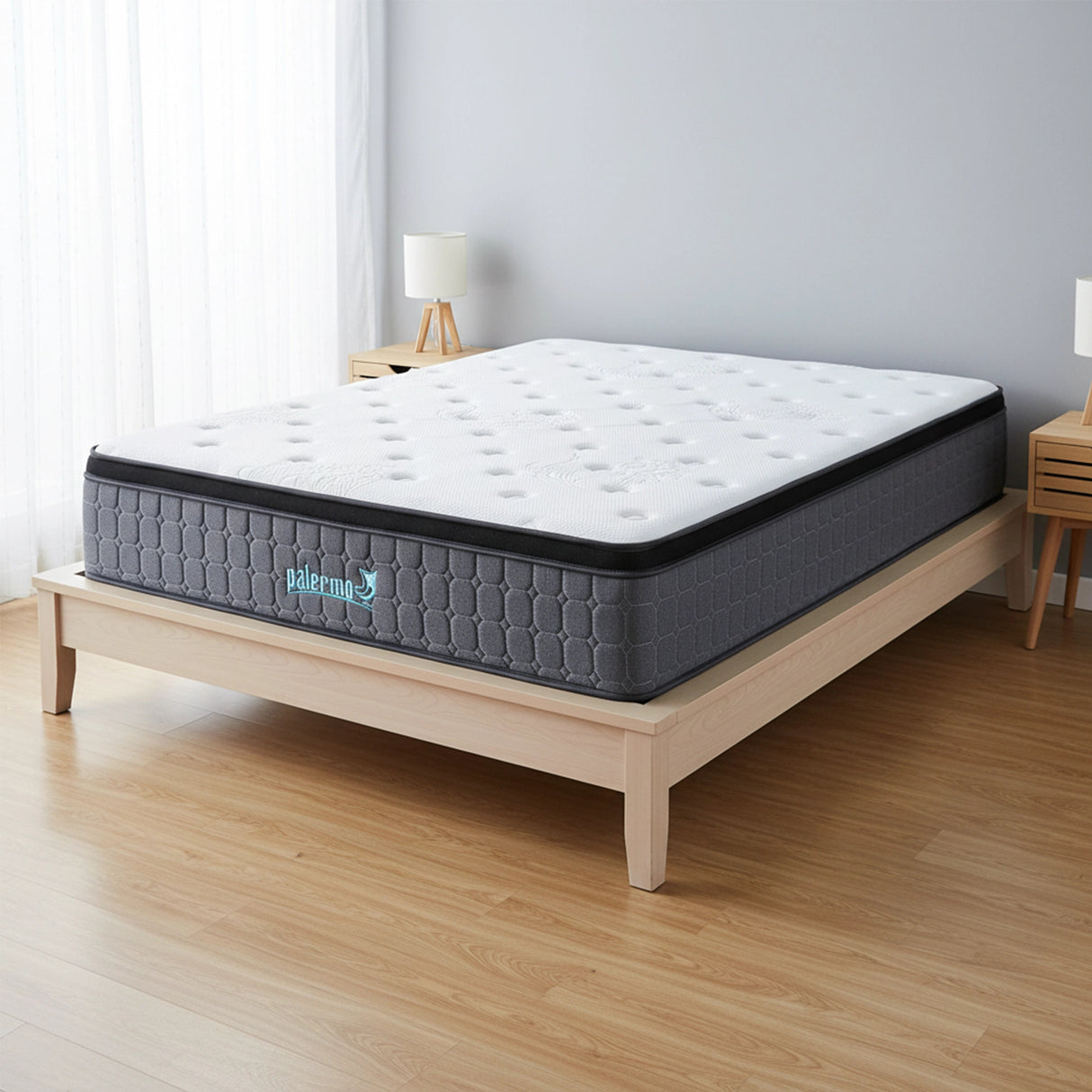 Double Euro Top Pocket Spring Mattress – Motion Isolation Comfort with CertiPUR-US® Certified Foam Layers