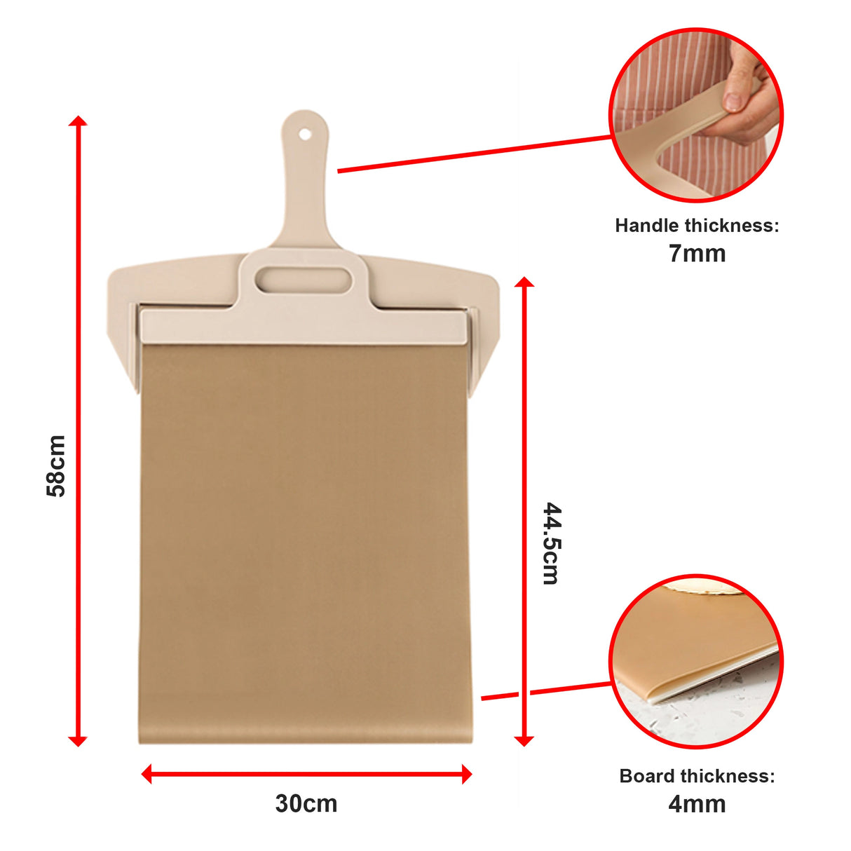 Pizza Slider Transfer Sliding Magic Peel Paddle
