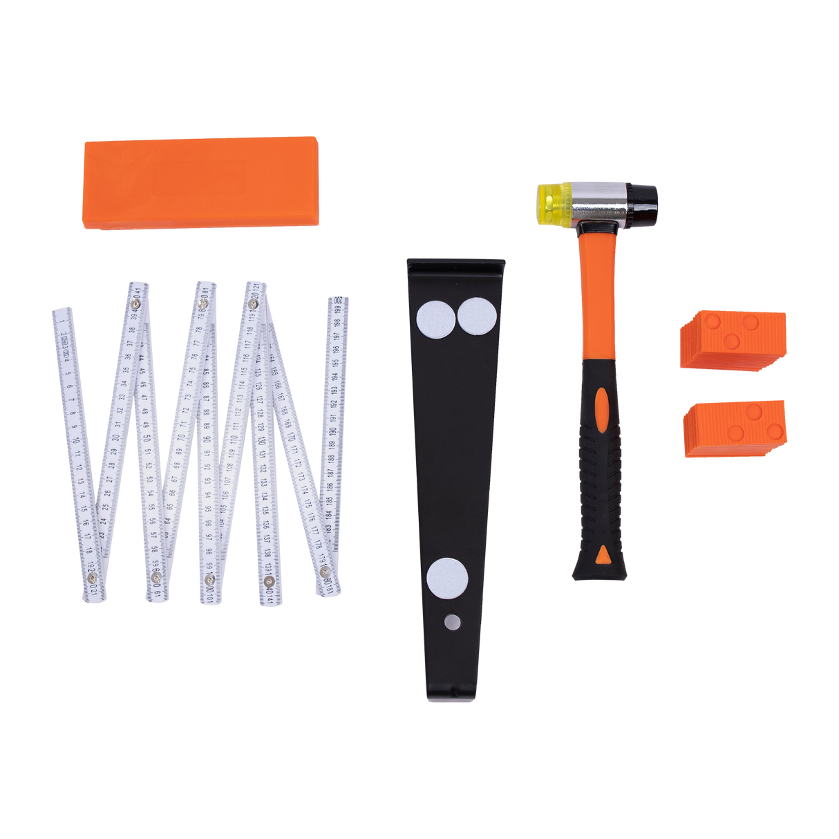 48Pc Laminate Wood Flooring Installation Kit Tapping Block Rubber Mallet