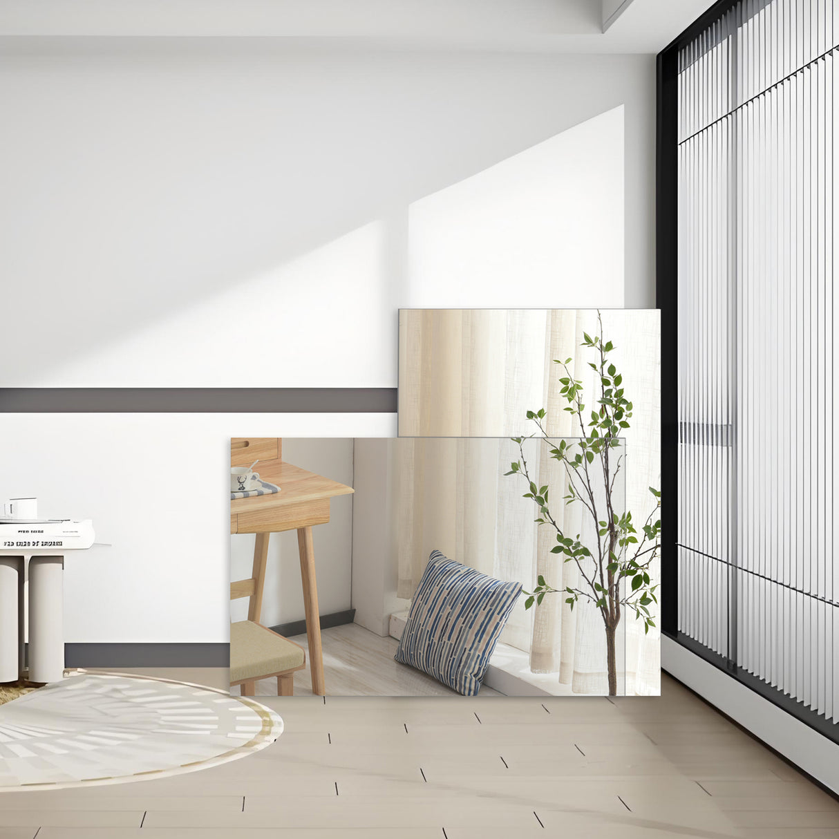 MIRROR Acrylic Sheet Perspex Sheet Panel 2pc/set 900mm x 600mm x 3mm