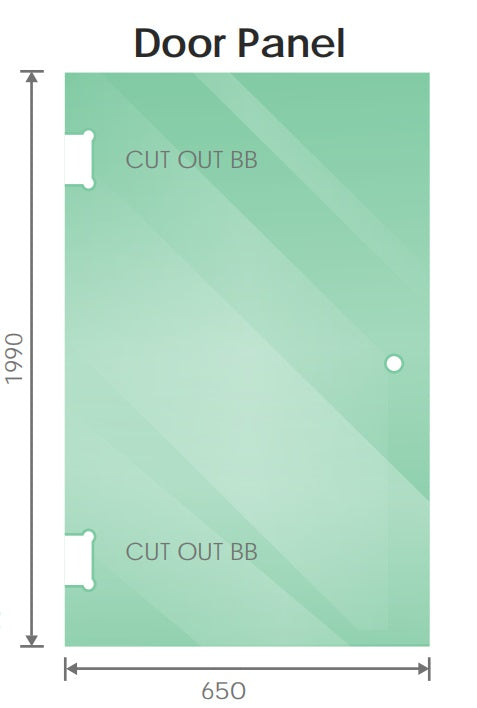 100x70cm Corner Frameless Shower Screen – Gold Wall Channel and Floor Channel with SS Hinges for Modern Bathroom Style