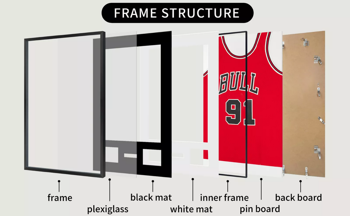 Frame Wall Decor Photo Souvenir Collect Display Case