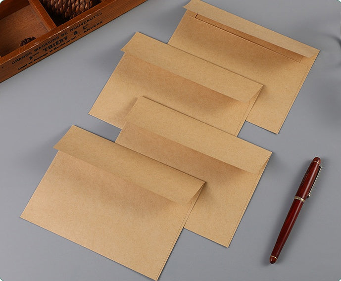 50 x Brown Kraft Envelopes for Wedding Cards