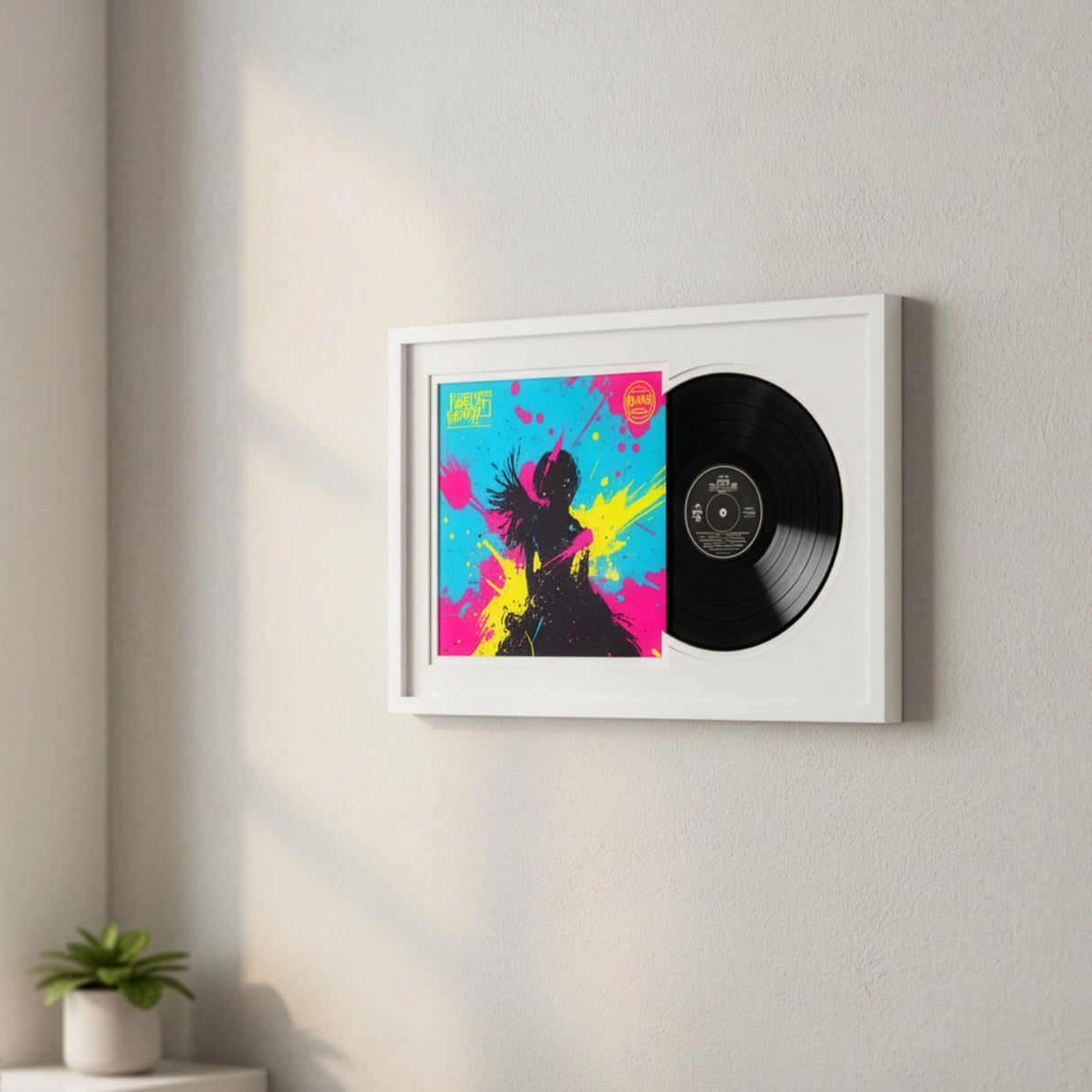 Vinyl Album Frame – LP Record Display Frame Music Artwork Décor