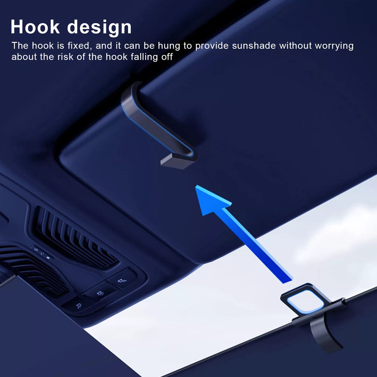 Retractable Sunshade for Car Windshield – UV Protection Window Cover