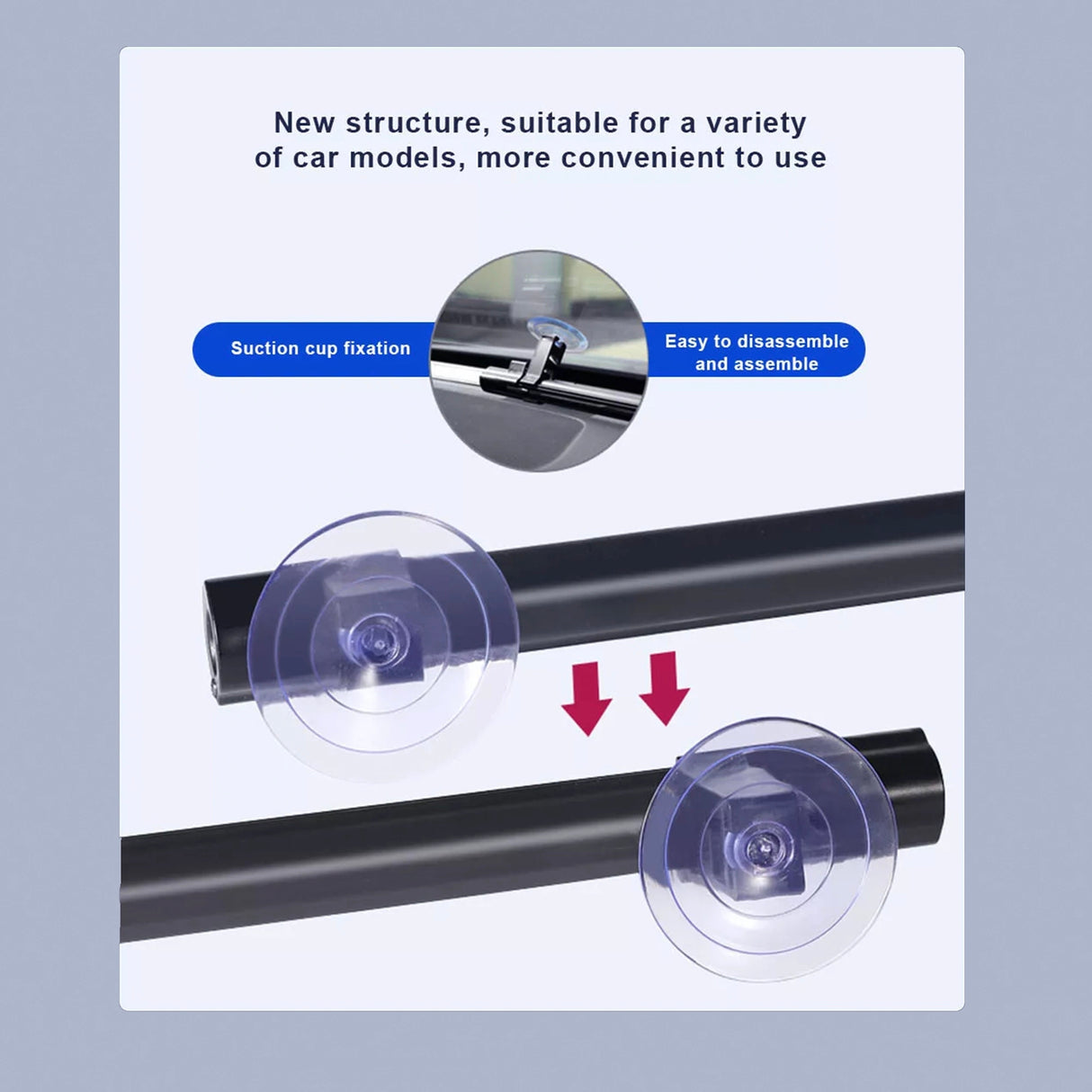 Retractable Sunshade for Car Windshield – UV Protection Window Cover