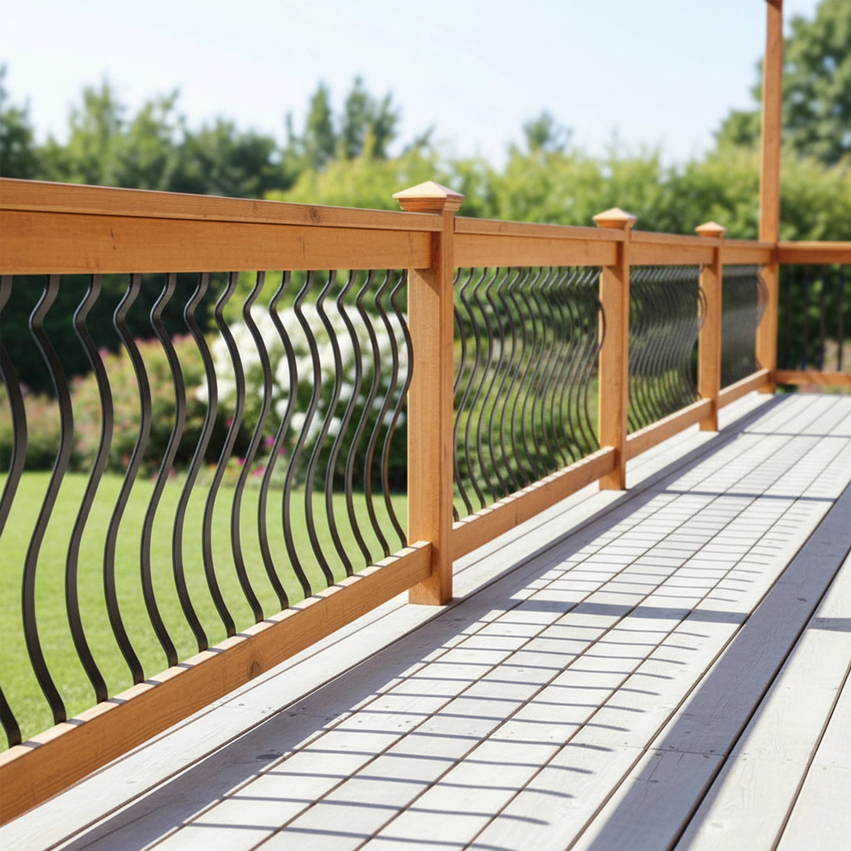 51 Pack 82cm Metal Deck Balusters – Iron Stair Railing Spindles for Outdoor & Indoor Use